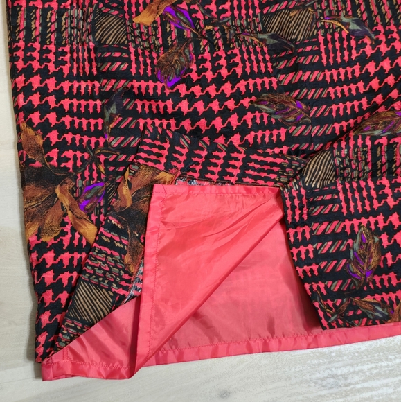 VTG 80's s ANNE CRIMMINS FOR UMI COLLECTIONS 100% SILK FLORAL SKIRT BLAZER 16 - Picture 14 of 16